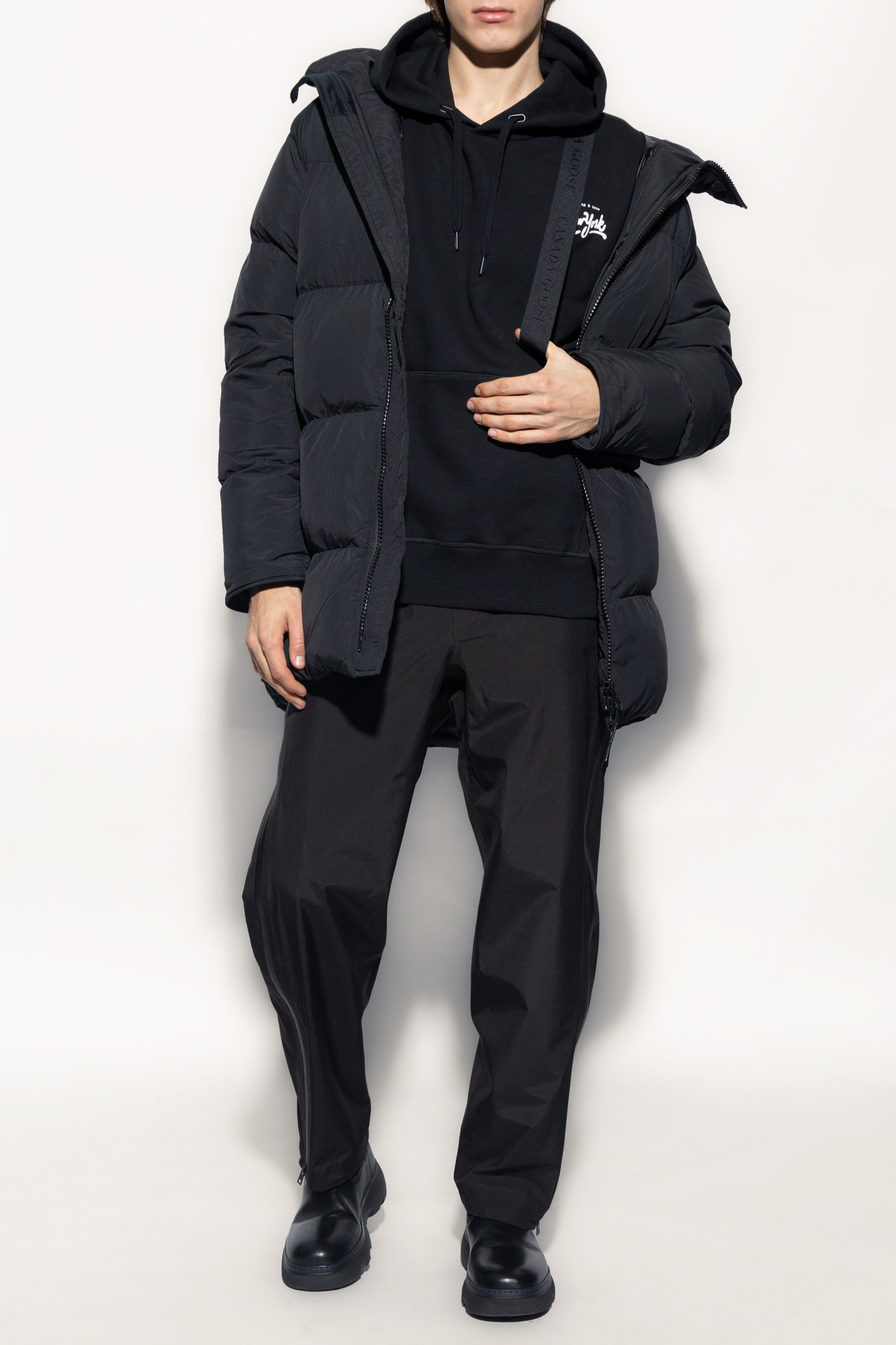 Tommy icons outlet puffer jacket black